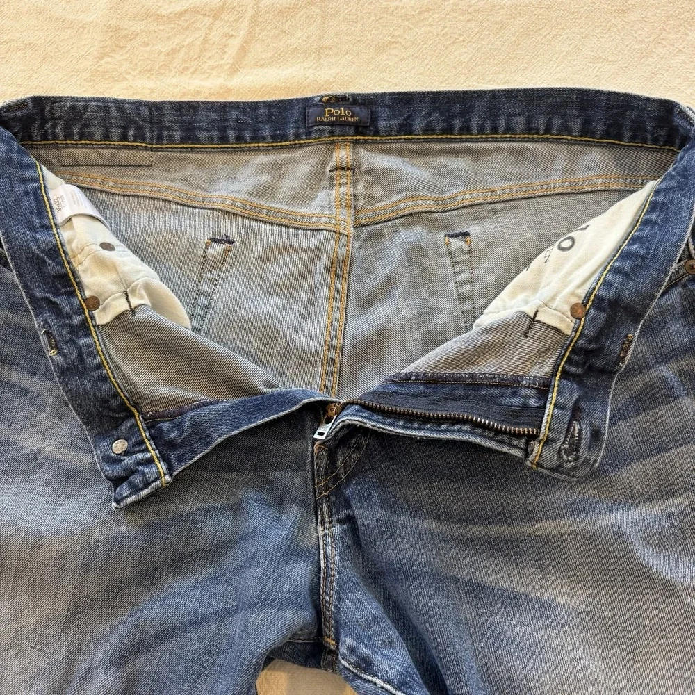 Polo Ralph Lauren Jeans Mens 36x30 Blue The Sullivan Slim Tapered Stretch